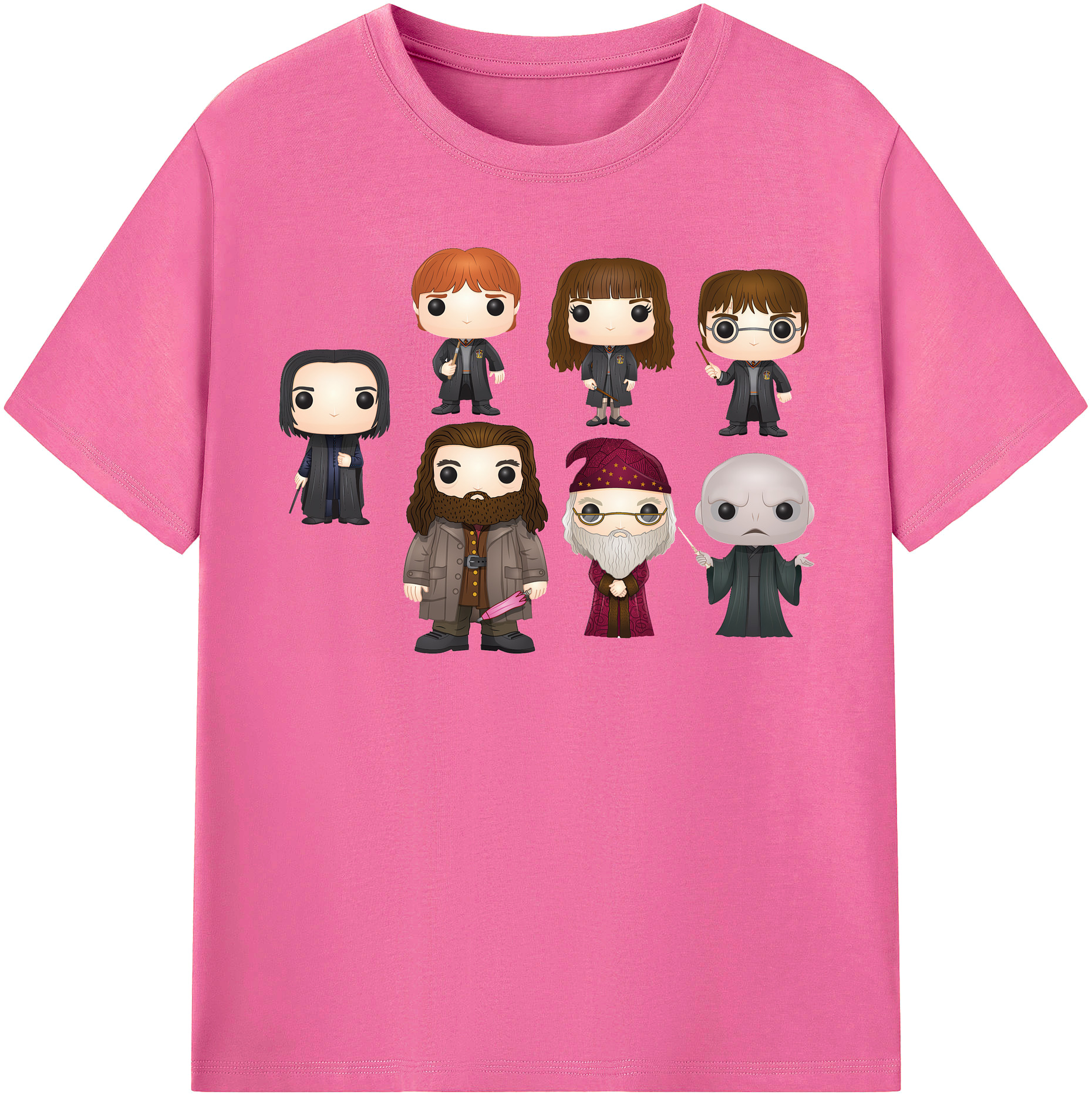 （画像用） Harry Potter ハリー・ポッターシリーズ レディースカジュアルプリントTシャツ（綿100％）